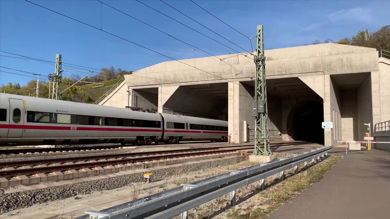 Osterbergtunnel Unstruttalbrücke Karsdorf Erfurt ICE1 ICE-T ICE4 280 km/h Highspeed Deutsche Bahn