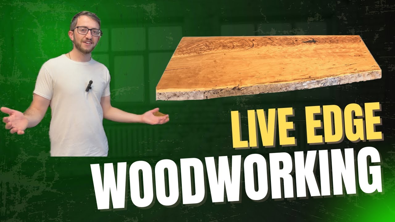 How I Make Live Edge Tables From START TO FINISH - YouTube
