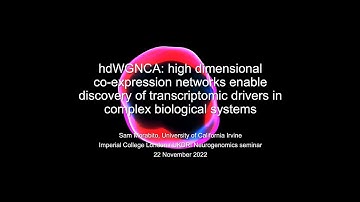 hdWGCNA: High dimensional co-expression networks enable discovery of transcriptomic drivers