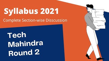 Tech Mahindra Syllabus Round 2 | Tech Mahindra pattern 2021 | tech Mahindra Round2 Pattern