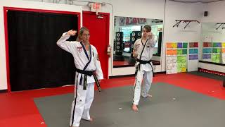 2.  Segment:  Palm Block to Circular Double Knifehand Block