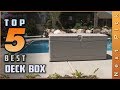Top 5 Best Deck Box Review in 2020
