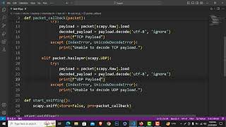 Network Packet Analyzer in Python