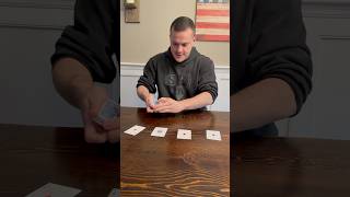 Solitaire speedrun 🤣 #cardtrick #cardmagic #magician #magictrick #magic #skill #illusions