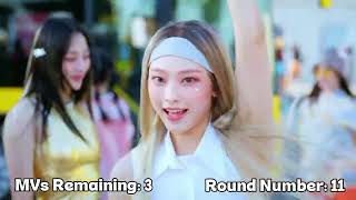 LE SSERAFIM/NewJeans/ILLIT/KATSEYE most viewed MV, but if they say the title the songs change