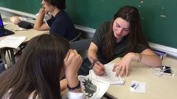 Working in stations in a secondary ESL classroom