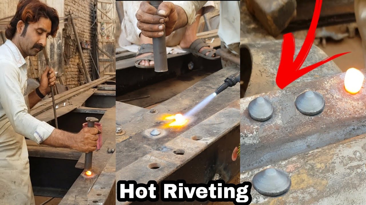 Incredible Hot Riveting Technique Smooth Rivet Truck Chassis