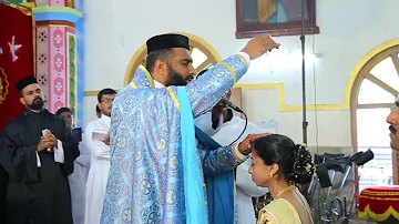 Malankara Orthodox Wedding Ceremony   Kireedam Vaazhvu  By Fr  Varghese Markose Aryattu