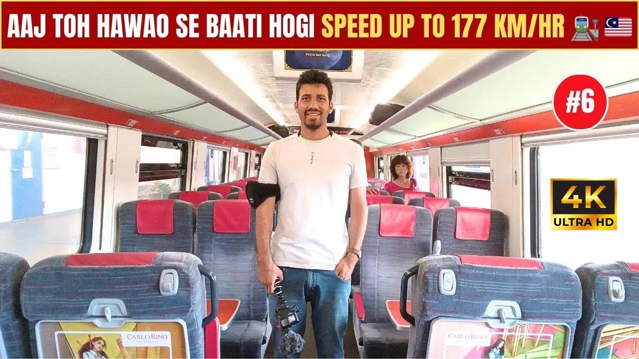 Malaysia 🇲🇾 ETS Express Train Ride At Speed 197 km/h 🚅 | Kuala Lumpur ...