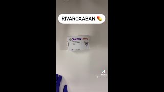 Rivaroxaban #shorts #pharmacy #pharmacology