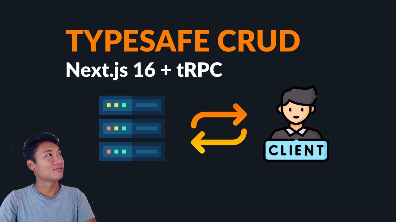 CRUD App with Next.js 16 and tRPC - YouTube