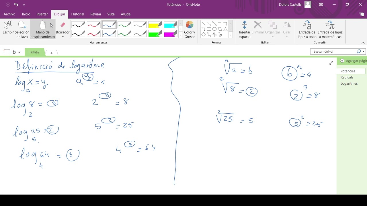 Definició de logaritme