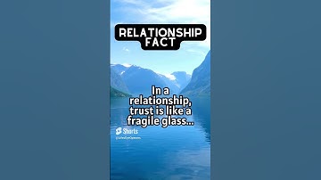 Handle trust in a relationship like fragile glass...thoughts? #shorts #facts #subscribe