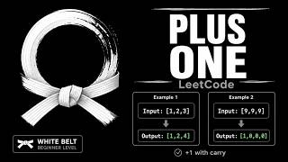 WhiteBelt - me | Leet code [5] in the era of AI |  Plus One