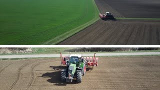 Rüben sähen mit Fendt 722 und Kverneland Optima HD E Drive -4K