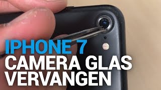 langs Fysica wacht iPhone 7 camera glas vervangen - Fixje.nl - YouTube