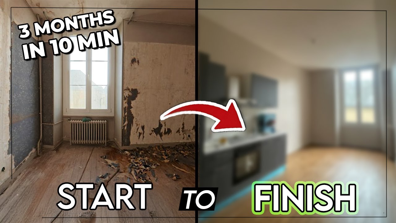 Ep 6: 3 Months in 10 Minutes Time-Lapse: Renovating Our French Historic Hotel | Start to Finish