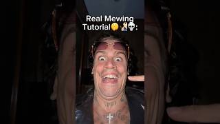 Real Mewing Tutorial🤫🧏🏻‍♂️💀#real #mewing #tutorial #stepbystep #shelove