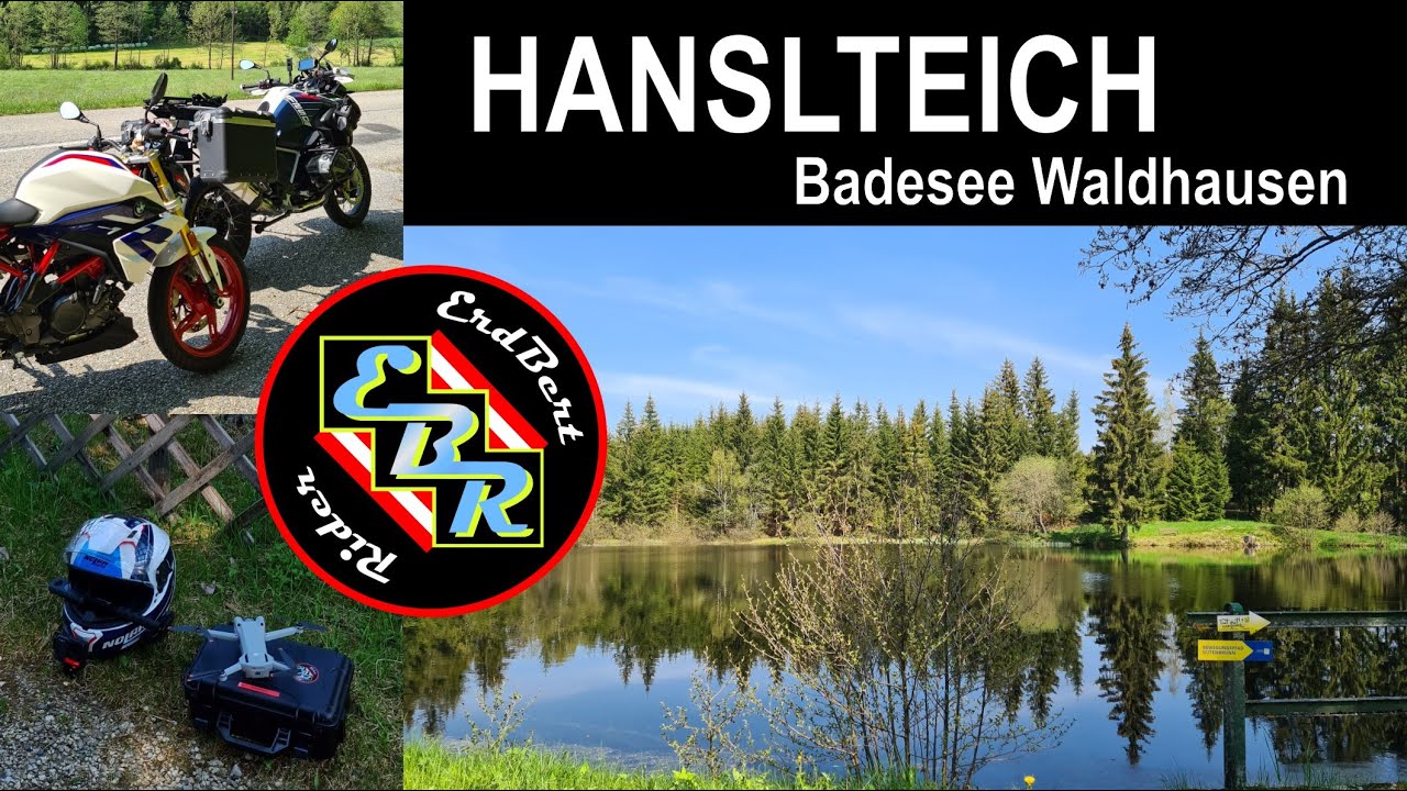 Hanslteich-, Badesee- und Aussichtspunkt-Tour / G310R, R1250GS / Vater & Tochter / DJI Mini 3 Pro