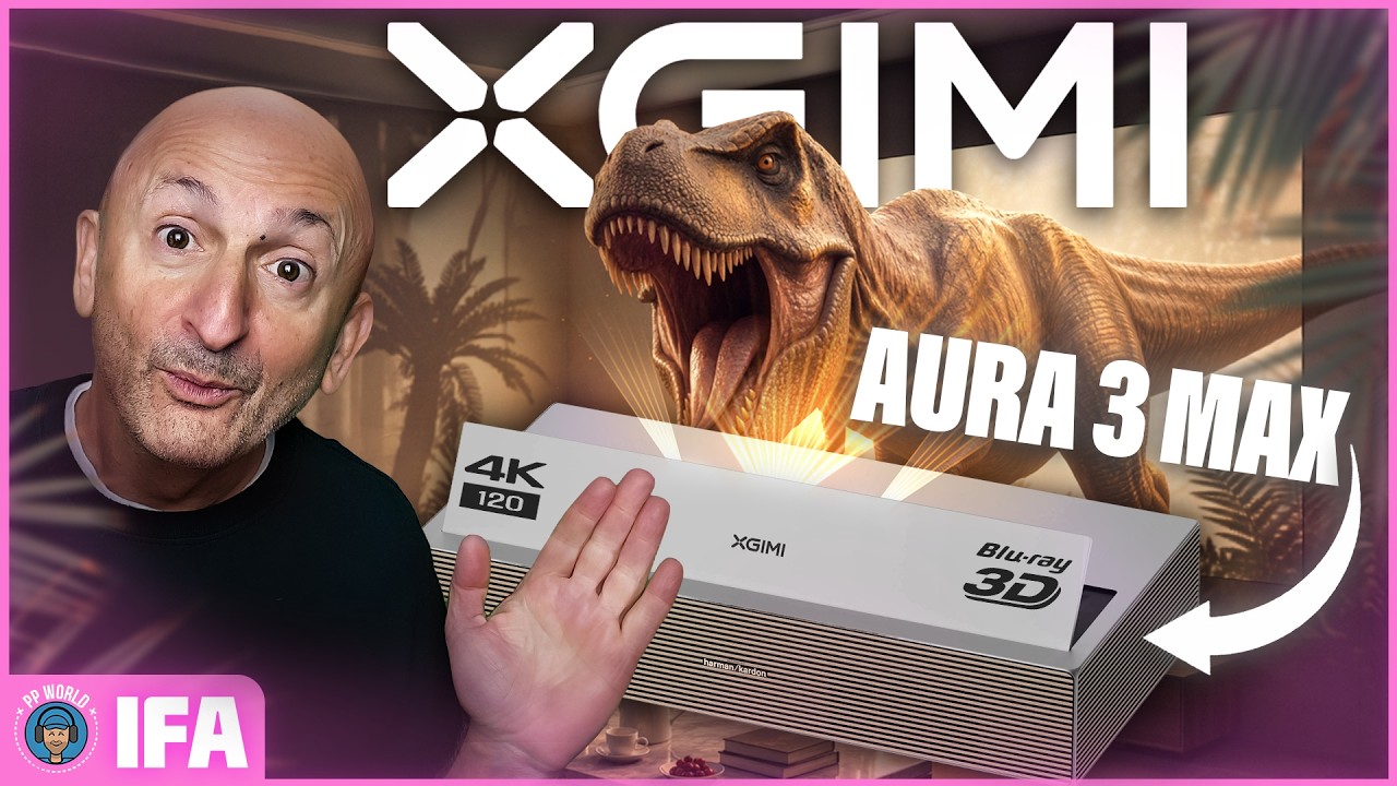 IFA 2026 : Projecteur XGIMI Aura 3 Max, 4K / 120 Hz, et de la 3D à gogo !