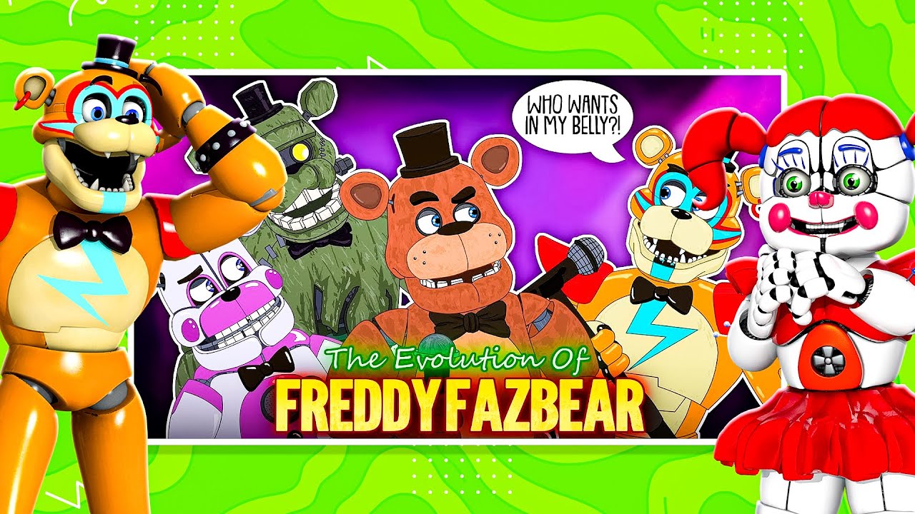 Reacting to the Evolution of FREDDY FAZBEAR