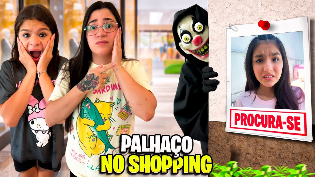 PALHAÇO NOS PERSEGUIU NO SHOPPING* CADE A LOUISE? (KETLYNMUSKETO)