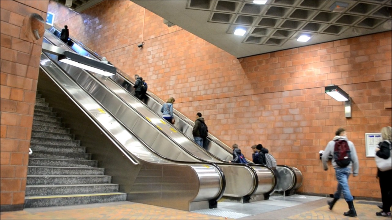 ESCALATORS IN VARIOUS MONTREAL METRO STATIONS