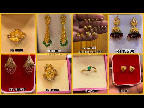 Daily Wear Gold Earrings 2026 🍁 || Daily Wear Gold Rings 2026 😍 || Gold Jhumka Collection 💫