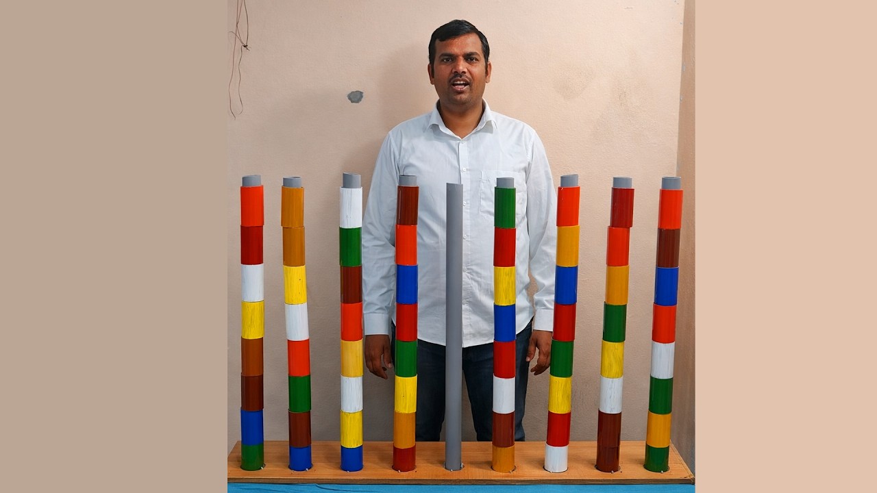 “Arrange the Colours Sorting Challenge Game | Colour Challenge Game tower of hanoi puzzle game