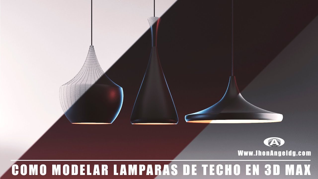 artillería cumpleaños Ocho How to model ceiling lamps in 3D Max // How to model ceiling lamps in 3D Max  - YouTube