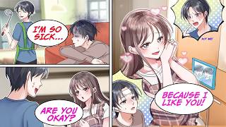 [Manga Dub]The school's idol came to our house and mistook me for my brother when… [RomCom]