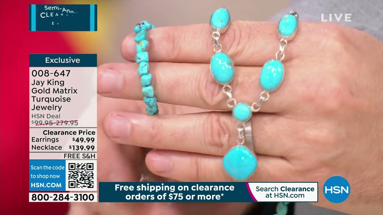 Jay King Multicolor Turquoise Heart Pendant and 2-Necklace Set - 21883786 |  HSN