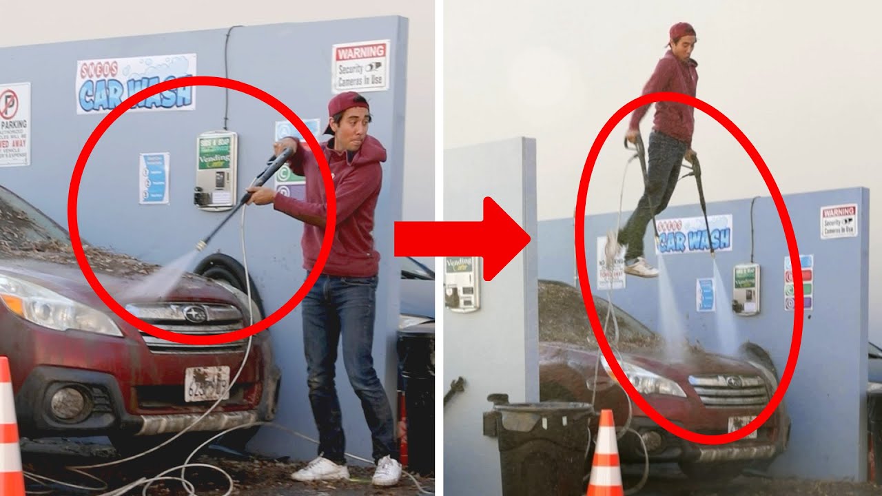 How many pressure washers does it take to fly? Best Magic Tricks Ever