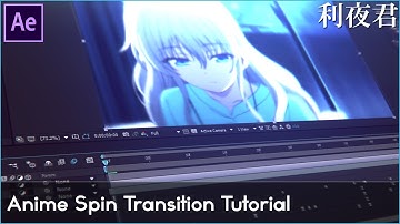 Anime Spin Transition (New) - After Effects Tutorial