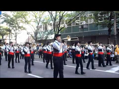 福岡大学応援指導部吹奏楽団　博多どんたく港まつり　2012/05/04