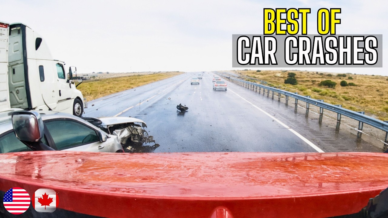 Best of Car Crashes Compilation | USA & Canada - 59