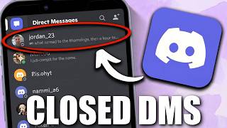 How to Find Closed DMs on Discord Mobile (2026) | Reopen Closed Discord DMs