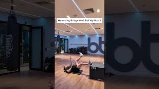 Hamstring Bridge Med Ball Hip Box 2