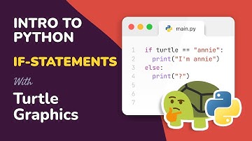 Gentle Intro to Python If Statements with Turtle Graphics