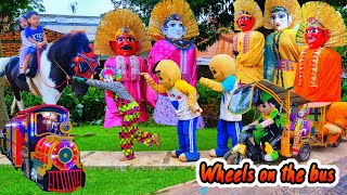 KUDA BADU 👶🏼🍉 LAGU WHEELS ON THE BUS COCOMELON VERSI ONDEL ONDEL 👶🏼🍉 LAGU BADUT POPULER HINGGA KINI