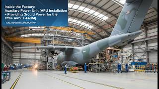 Inside the Factory: Installing the High-Power APU for the Massive Airbus A400M Atlas Jet