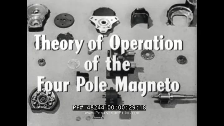WWII ANIMATED TRAINING FILM   AIRCRAFT MAGNETO "PART 1: THEORY OF FOUR POLE MAGNETO"    48244