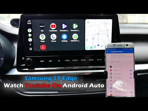 Samsung Galaxy S7 Edge Watch Youtube On Android Auto