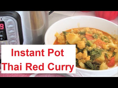 Instant pot red online curry vegetarian