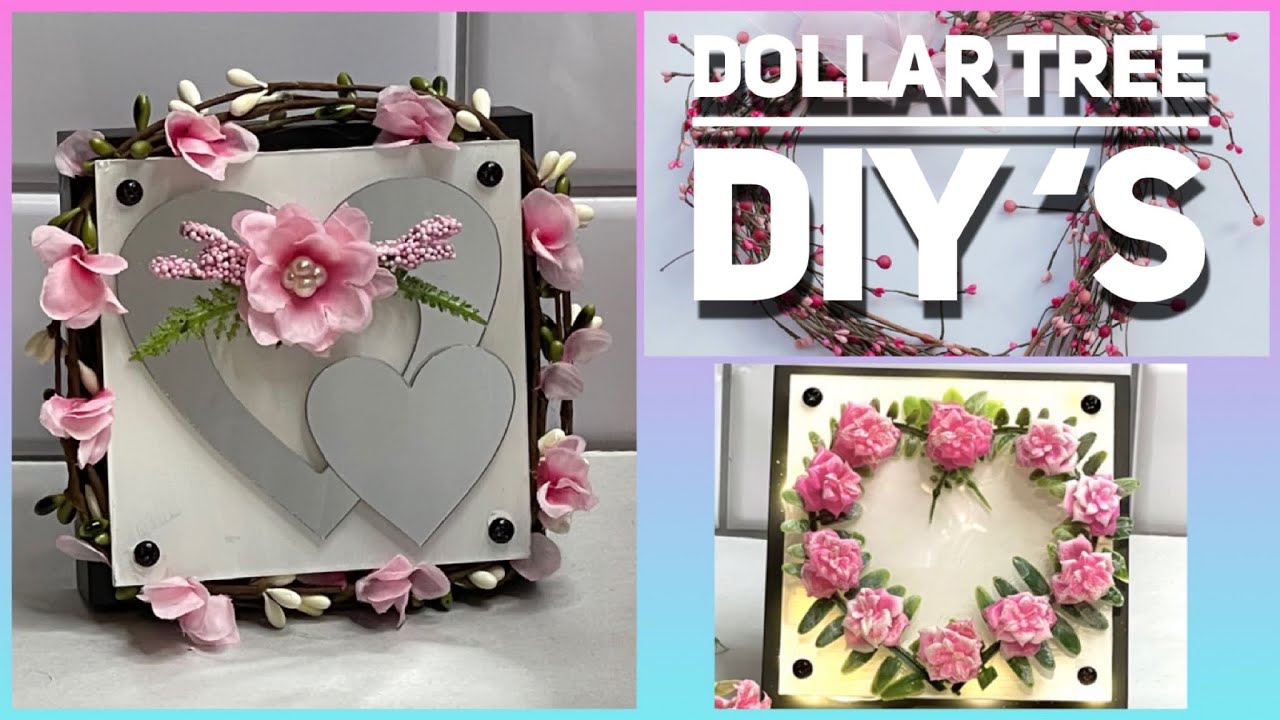 Home Decor DIY Dollar Tree - YouTube