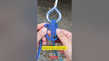 How to make knot with rope #shorts  #knot #git #handmade @DoiT_03
