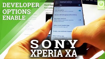 Developer Options in SONY Xperia XA F3111 - Enable USB Debugging