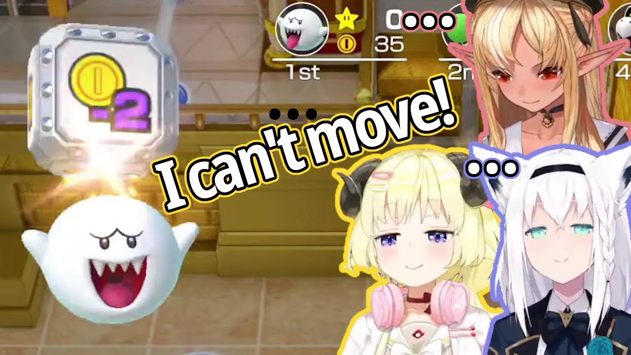 Bakatare Trio's Cursed Game of Mario Party [Hololive/ENG SUB/Super Mario Party]