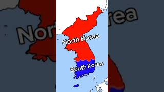 North Korea VS South Korea || Северная Корея против Южной Кореи #countryballs #history #маппинг