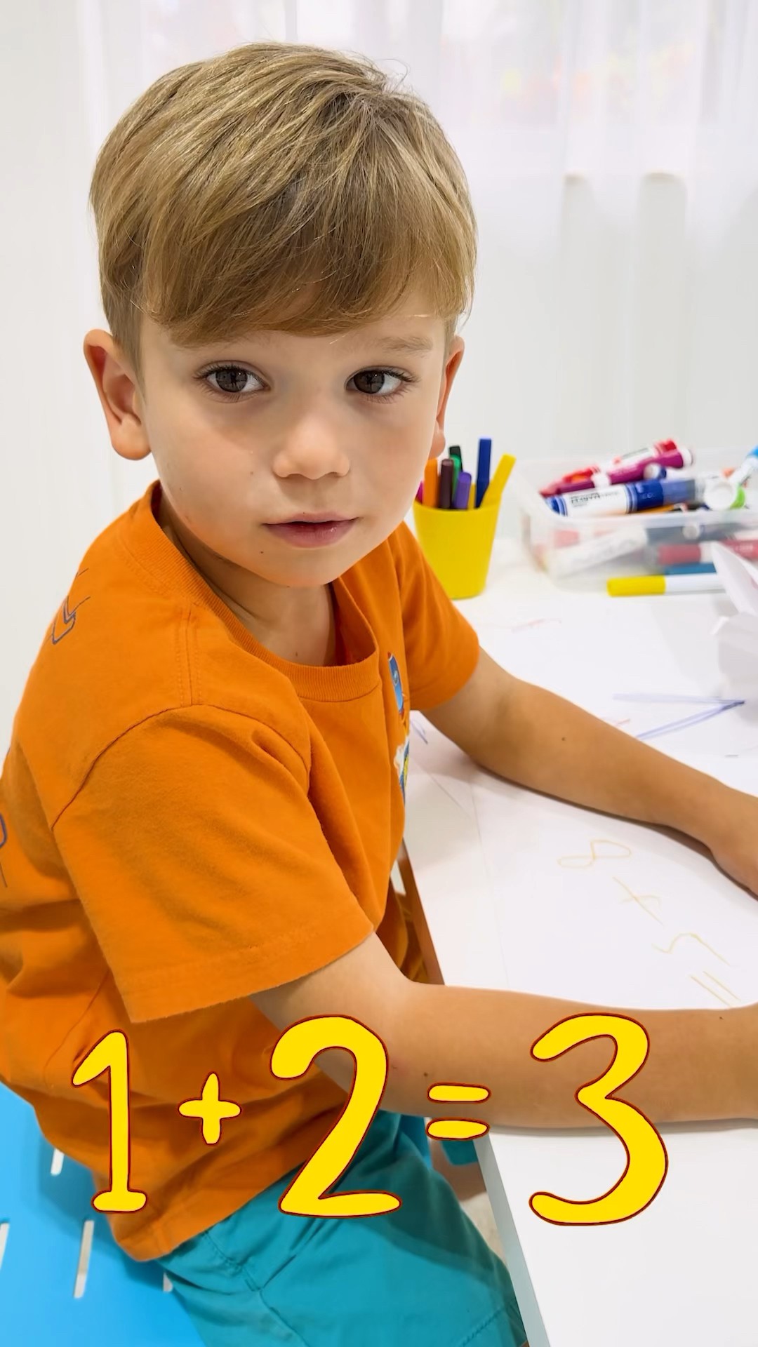 Kids learn to count and save environment